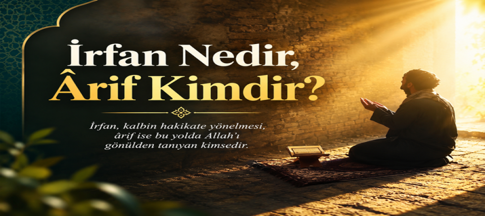 İrfan Nedir, Ârif Kimdir? - 1