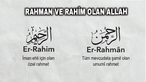 Rahman ve Rahim Olan Allah
