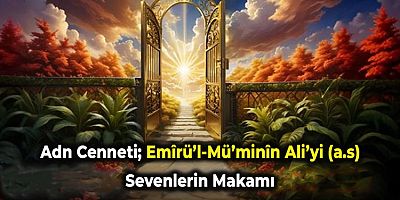 Adn Cenneti; Emîrü’l-Mü’minîn Ali’yi (a.s) Sevenlerin Makamı