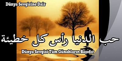 Dünya Sevgisine Dair