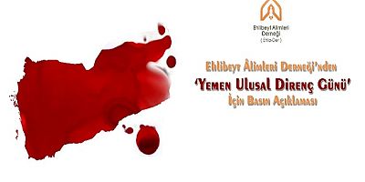Ehla-Der’den ‘Yemen Ulusal Direnç Günü’ İçin Basın Açıklaması