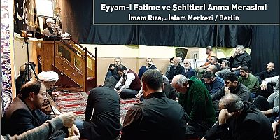 Hz. Fatıma (sa) Berlin’de Anıldı + FOTO
