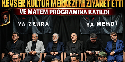 İranlı Bakan Kevser Kültür Merkezi'ni Ziyaret Ederek Matem Programına Katıldı + FOTO
