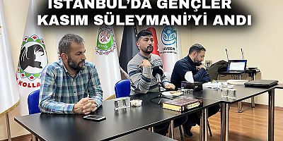 İstanbul’da Gençler Kasım Süleymani’yi Andı + FOTO