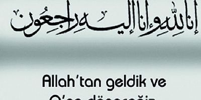 Kevser Kültür Merkezinden Taziye Mesajı