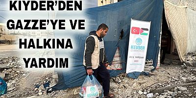 KİYDER’den Gazze’ye ve Halkına Yardım + FOTO