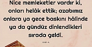Ansızın Gelen İlahi Azap